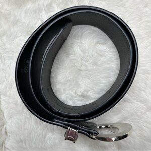 Belt Wide Shiny Black